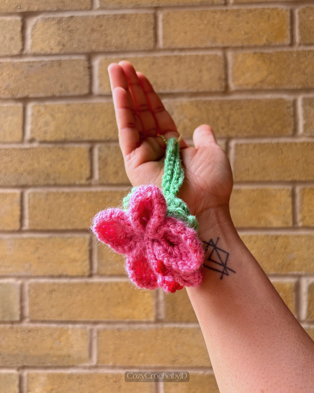Handmade Crochet Bag Charms | Floral, Cherry, Lip Balm Holder Purse Accessories