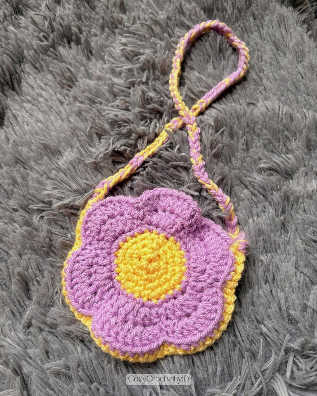 Handmade Crochet Flower Bag | Mini Purse for Girls, Ages 4-10