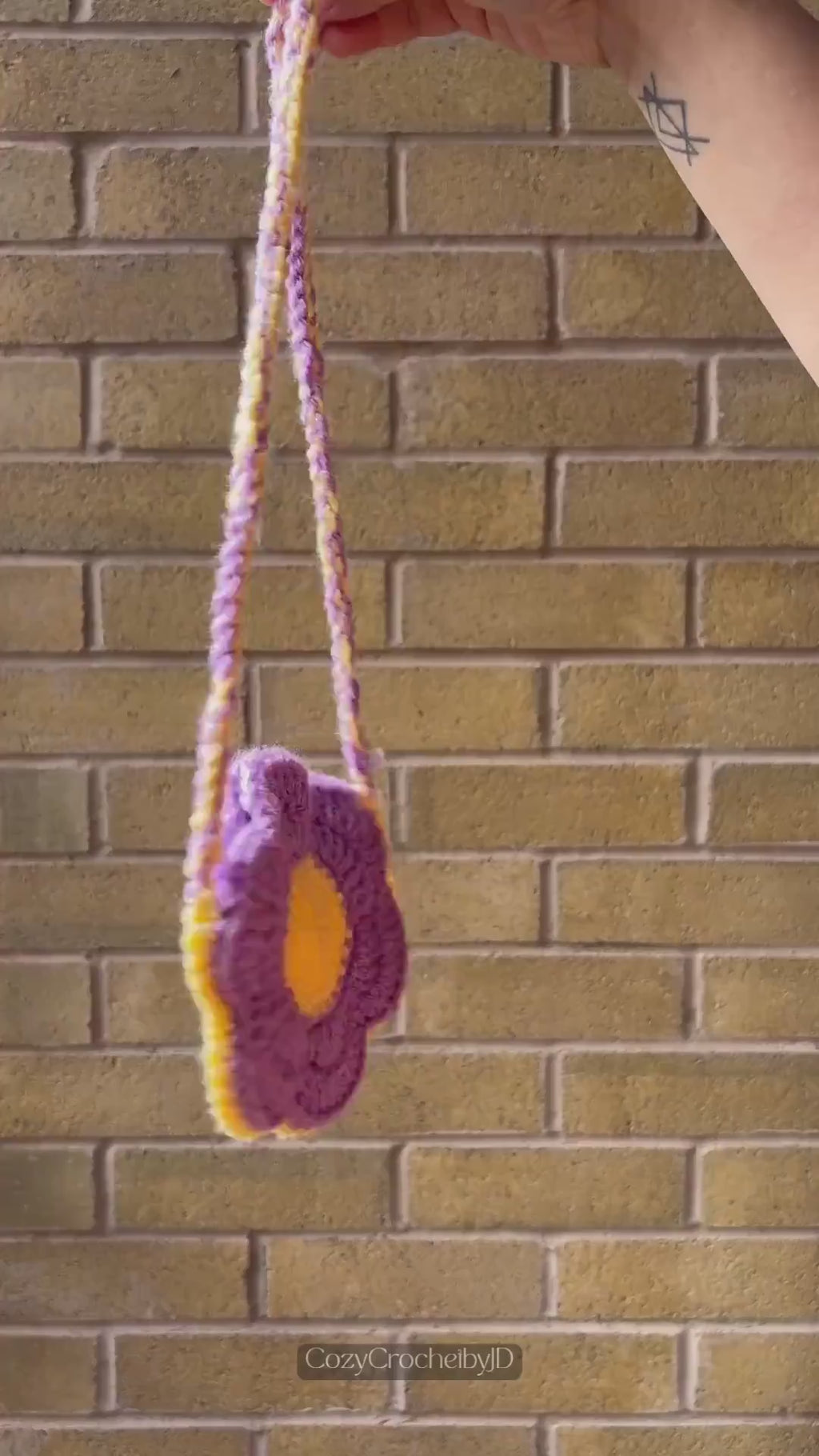 Handmade Crochet Flower Bag | Mini Purse for Girls, Ages 4-10