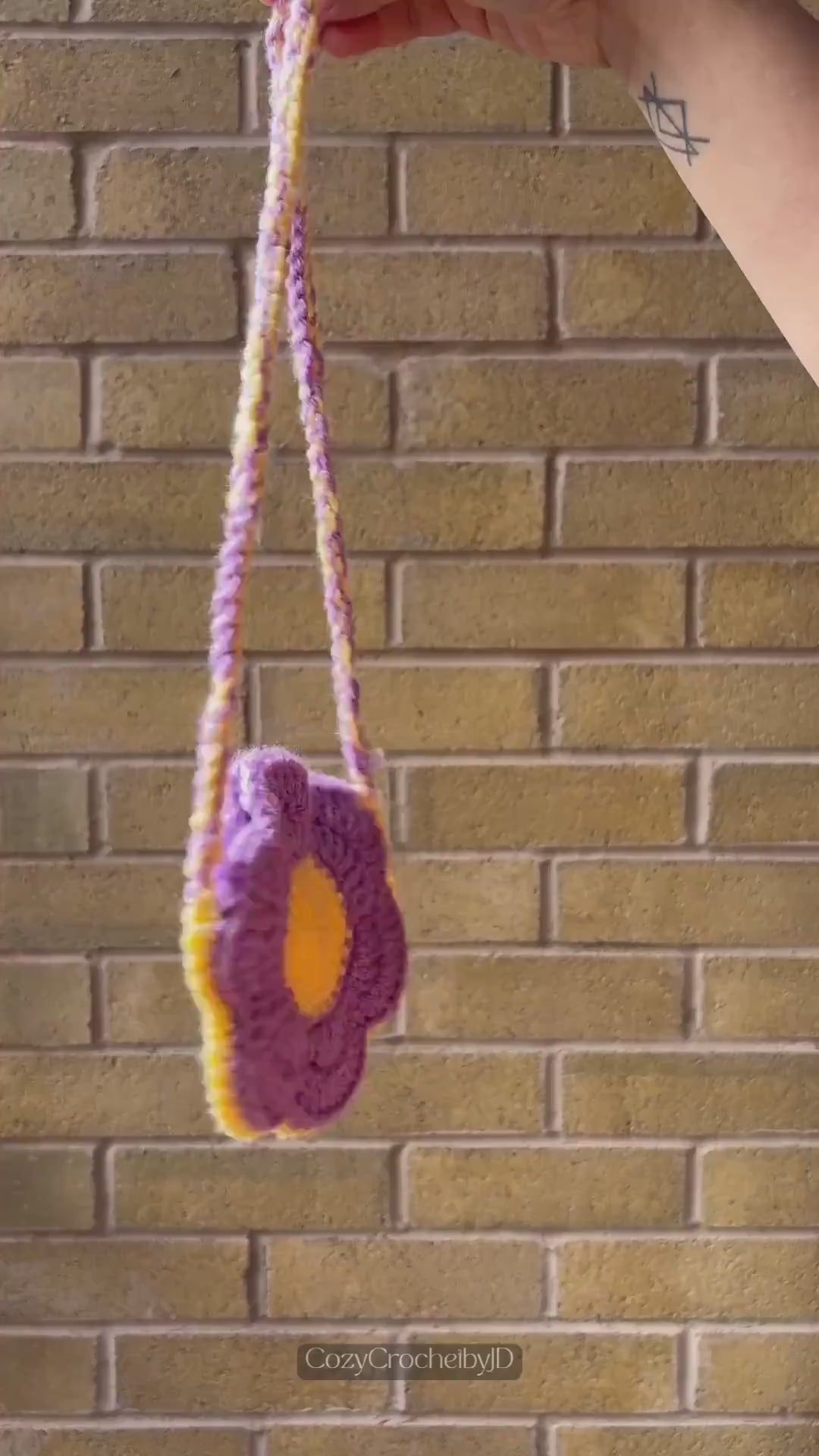 Handmade Crochet Flower Bag | Mini Purse for Girls, Ages 4-10